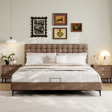 Ensemble de meubles de chambre à coucher de l'hôtel Queen Size de luxe moderne