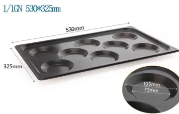 Rk Bakeware China-Rational Combi Oven Gastronorm Gn1/1 Nonstick Burger Pan