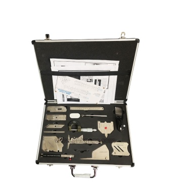 GNB -02K/B Aluminium -Hülle - tragbare Aktentasche mit Sperre und Schlüssel, Schweißmessgeräten und Werkzeugen Kit