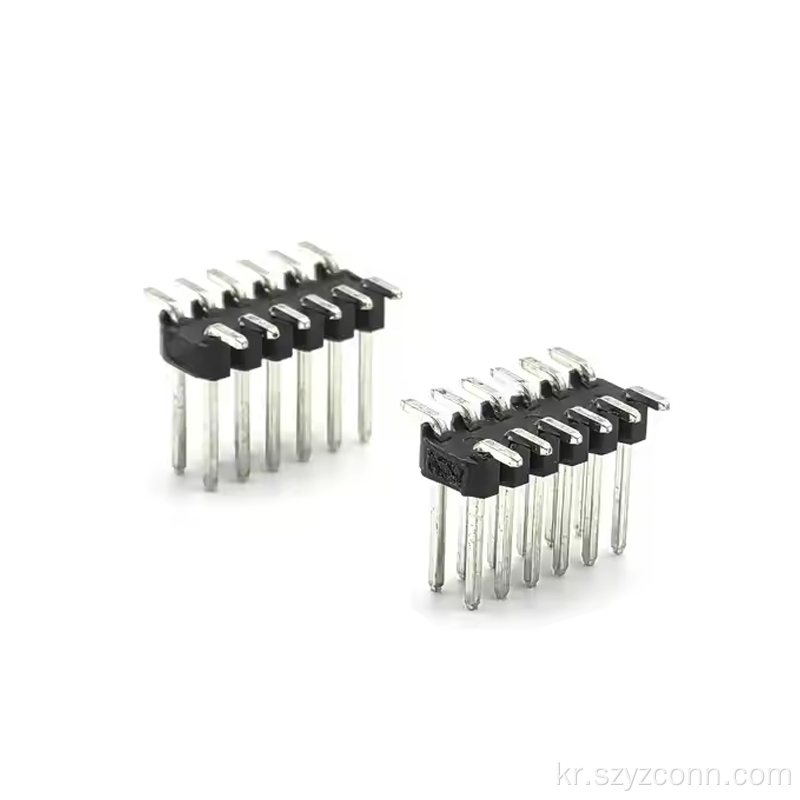 2.0mm 핀 헤더 이중 행 SMT 12P