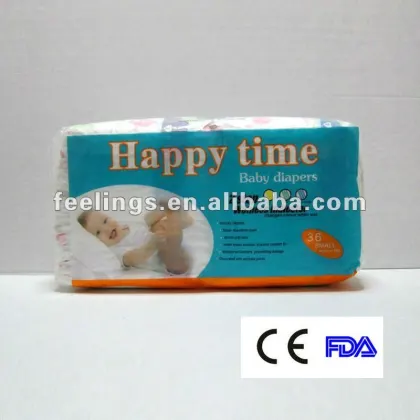 Grade A disposable baby diapers with breathable film