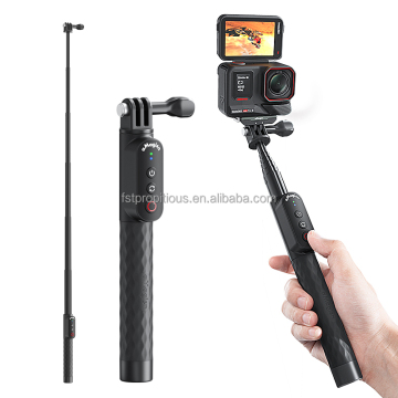 Aluminium legering selfie stick voor Insta360 x4 en GoPro Hero 13/12 met gimbal pool