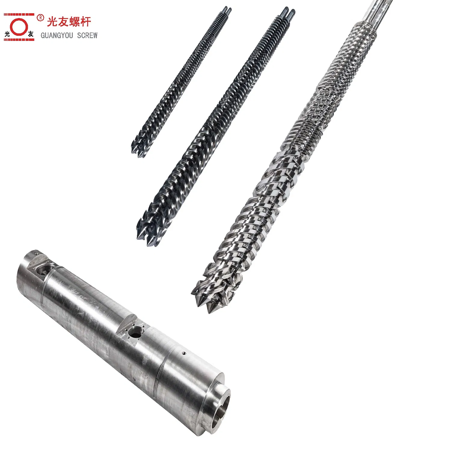 Șurub dublu paralel și cilindru pentru extrudere de plastic