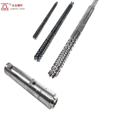 Șurub dublu paralel și cilindru pentru extrudere de plastic