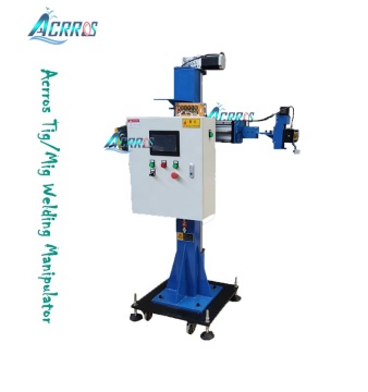 1x1 meter kolom las kecil dan booming tangki melingkar CO2 manipulator pengelasan TIG