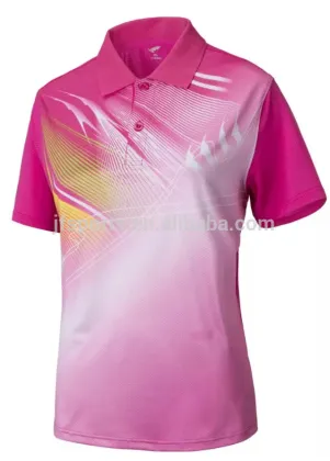 badminton polo shirt 2015 latest polo shirt