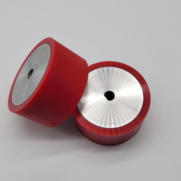 High Quality Customizable PU Silicone Rubber Wheel Conveyor Drive Wheels with Polyurethane Coating