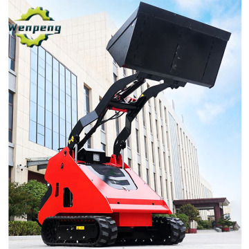 Small Crawler Skid Steer Loader With Backhoe