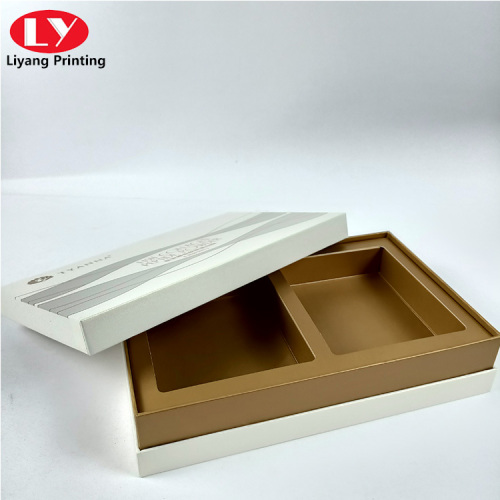 Custom Luxury Rigid Cardboard Skincare Box Paper Insert