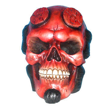 Bad Boy Fantasy Skull, Made of Polyresin, Measures 15cm