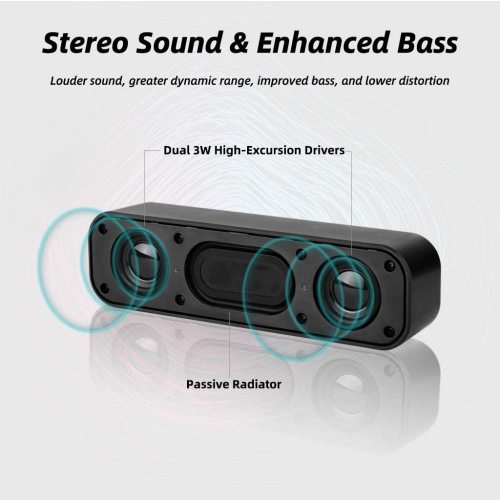 Laptop Mini Speakers USB Powered for PC Desktop
