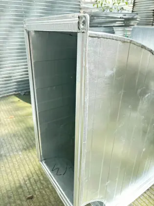 Widely Used Stainless Steel Composite Air Duct Elbow Fittings for HVAC Systems