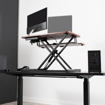 Adjustable Stand Up Desk Risers: The Ultimate Standing Desk Converter for Enhanced Workstation Comfort and Productivity