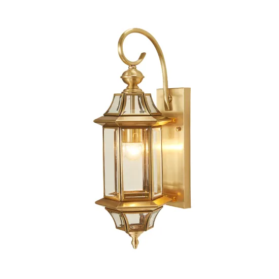 Wholesale Waterproof Aluminum & Glass Vintage LED Outdoor Wall Lamps