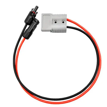 50A Anderson Connectors to PV1-F Solar Photovoltaic Cable for PV Panel Production Lines