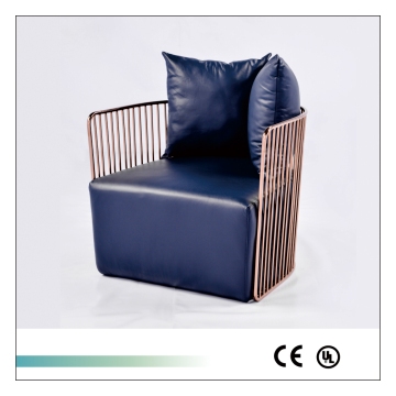 Goolee Hot Selling Comfortable Metal Leather Reclining Sofa