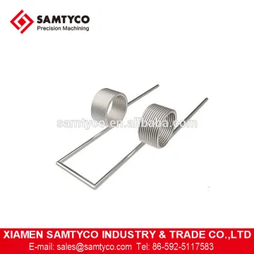 Customized CNC Machined Stainless Steel Torsion Springs Aluminum Durable Zinc Plating Helical Torsion Springs With High Quality