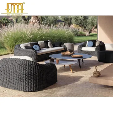 Garden Furniture Rope Rattan Outdoor Leisure Sofa Set