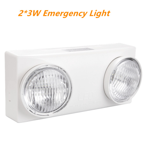 6W LED Two Heads Emergency Light