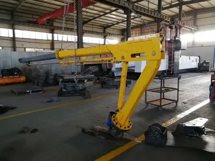 Vehicle Truck car mount crane Small Crane lifting boom for high  air working