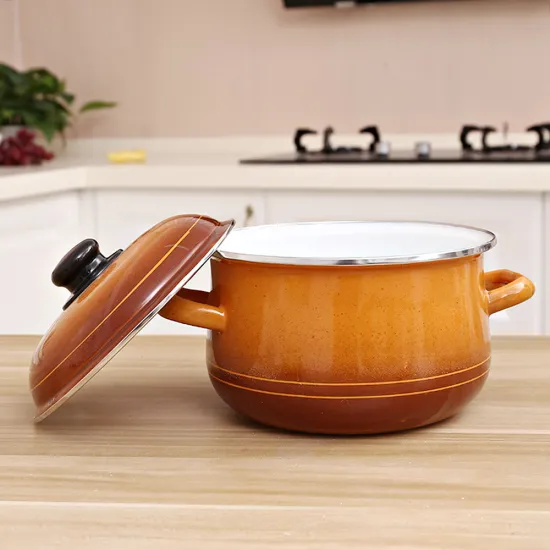 3PCS Wholesale High Quality Enamel Cookware Cooking Pot Set