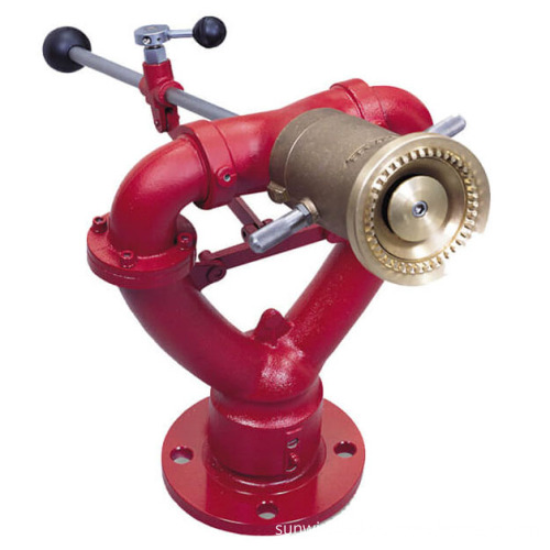 Double Stack Firefighter America Lever Operated Fire Monitor - Double Waterway Firefighter ...