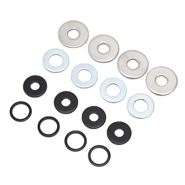 Wholesale Selection of Metal Washers: Brass, Stainless Steel, Carbon Steel, Black Zinc Plated, Plain, Shim, and Gasket Options