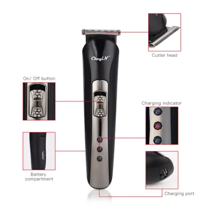 Wireless Electric Hair Clipper Rechargeable Hair Trimmer Kit Professional Ear Nose Hair Remover Sideburns Shaver Home Haircutter