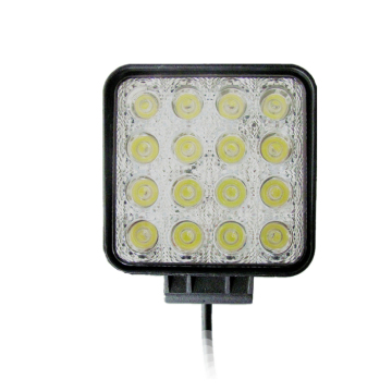 Luce di lavoro a LED quadrata da 48 w 48 W 48 W per illuminazione per auto in jeep fuoristrada
