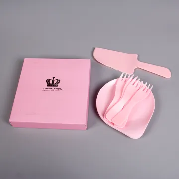 Birthday Party Designed Disposable Paper Fork Plates Sets