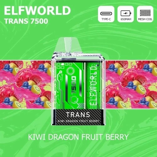 Bienvenue jeté vape elfe word trans 7500 bouffée