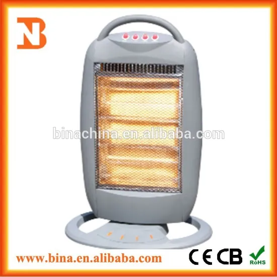 portable 220v electric radiant tube halogen infrared heaters