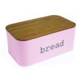 Bread Box with Bamboo Cutting Board Lid