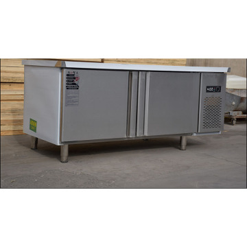 Stainless Steel Refrigerator Table Freezer for Restaurant, Kitchen, Pizzeria