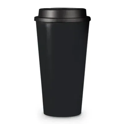 Reusable Coffee Cups Lids Thermal Hot Cold Drinks Double Wall Tumbler Mug