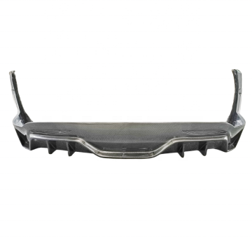 Top Style Carbon Fiber Rear Bumper Diffuser Lip Body Kit for Tesla Model X (2016-2018)