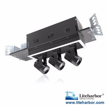Multiple Light 16W 3-Lamp Retractable Multiple Recessed Downlight