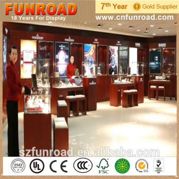 2015 Modern Watch Diaplsy Cabinet With Led Lights And Acrylic Logo