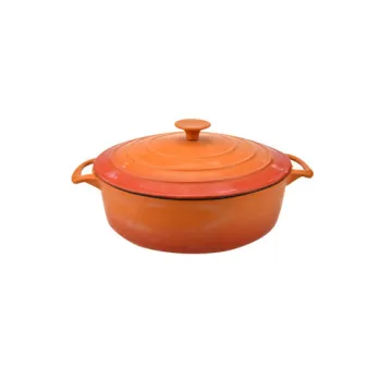 Blue Cast Iron Shadow Casserole Dish