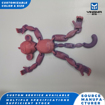 3D Printed Articulated Monkey Fidget Toy