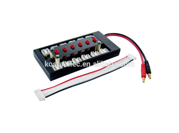 Parallel Charging Board for Lipos with Deans-type Connectors