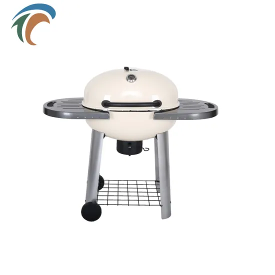 Charcoal barbecue konro grill Color porcelain kamado grill portable double-deck griller barco