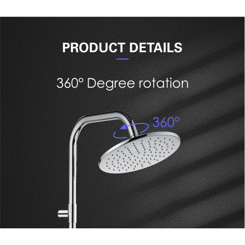 Round Shower Column Shower Set System with Over Head Shower Supplier