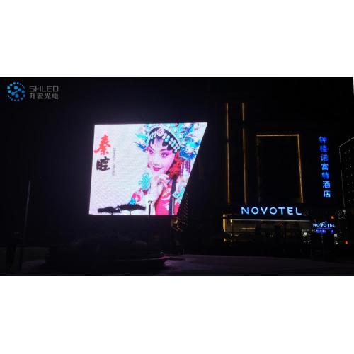 media facade full color flexible LED curtain screen