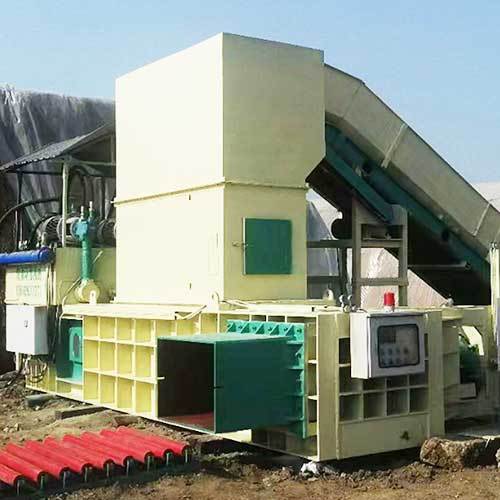 Big Bale Rice Chaff Baling Press Full Auto Chopped Straw Baler Machine Factory