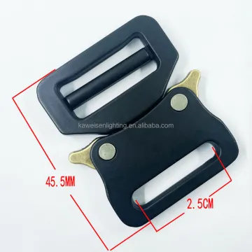 Custom Tactical Belt Buckles: 25mm Heavy Duty Metal Alloy Buckles for Security and Rescue Belts