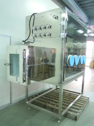 Stainless Steel Professional Customized Lab Vacuum Glove Box, Laboratory Instrument