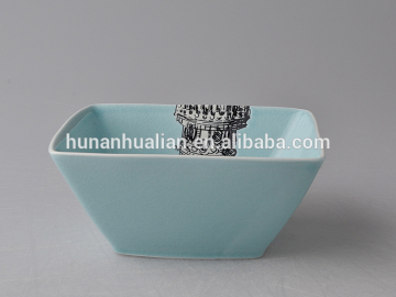 Special crackle ceramic noodle bowl