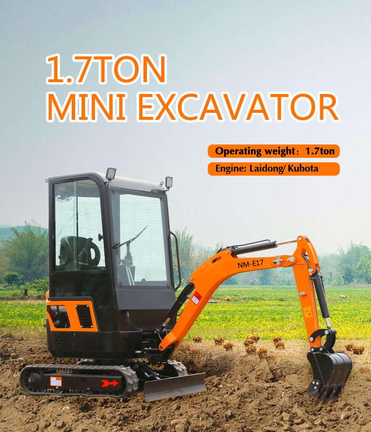 1 7ton Excavator With Cab