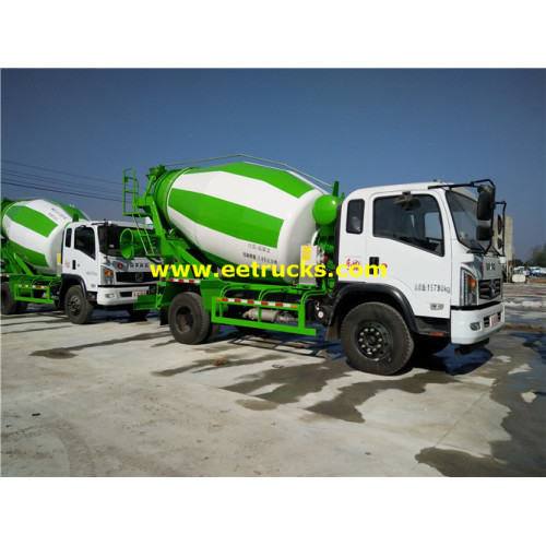 5000 liters Dongfeng Mixer Concrete Vehicles